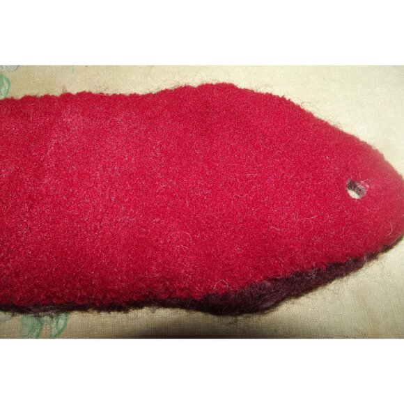 Pink Knit Button Scarf or Headband Wine Burgundy embroidered Floral rhinestones - Picture 8 of 9